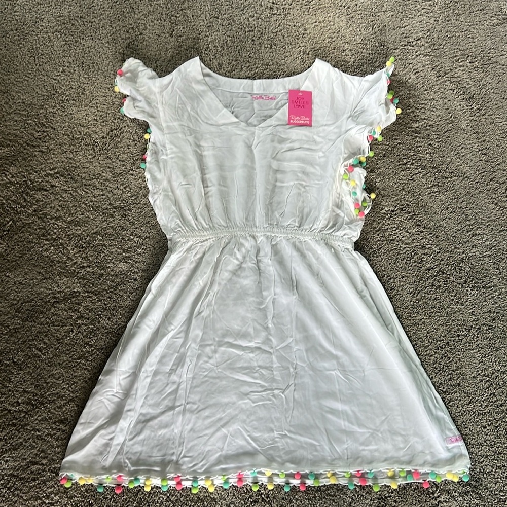 NWT Ruffle Butts swim cover up